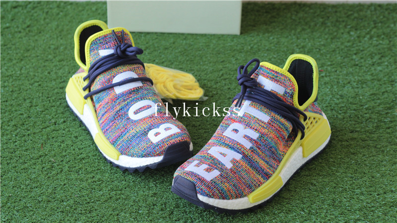 Final Version Pharrell Williams X Adidas NMD Human Race Rainbow Multicolor